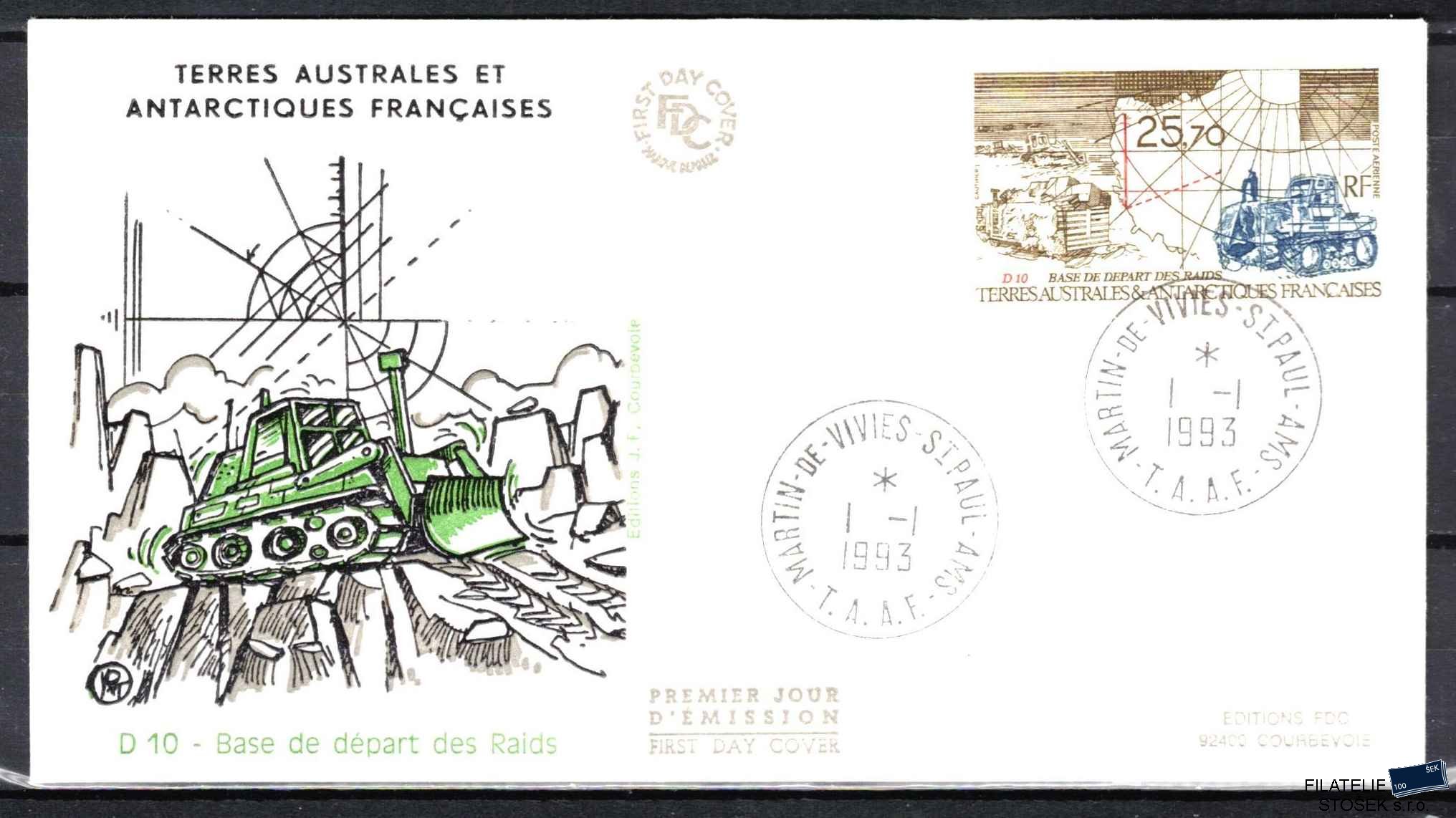 Antarktida francouzská známky Mi 0310 razítko Iles St.Paul et Amsterdam