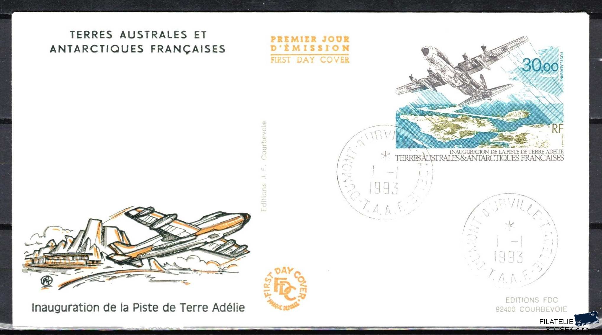 Antarktida francouzská známky Mi 0313 razítko Terre Adélie