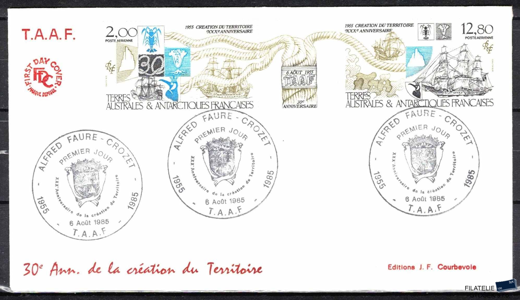 Antarktida francouzská známky Mi 0206-7 razítko Iles Crozet