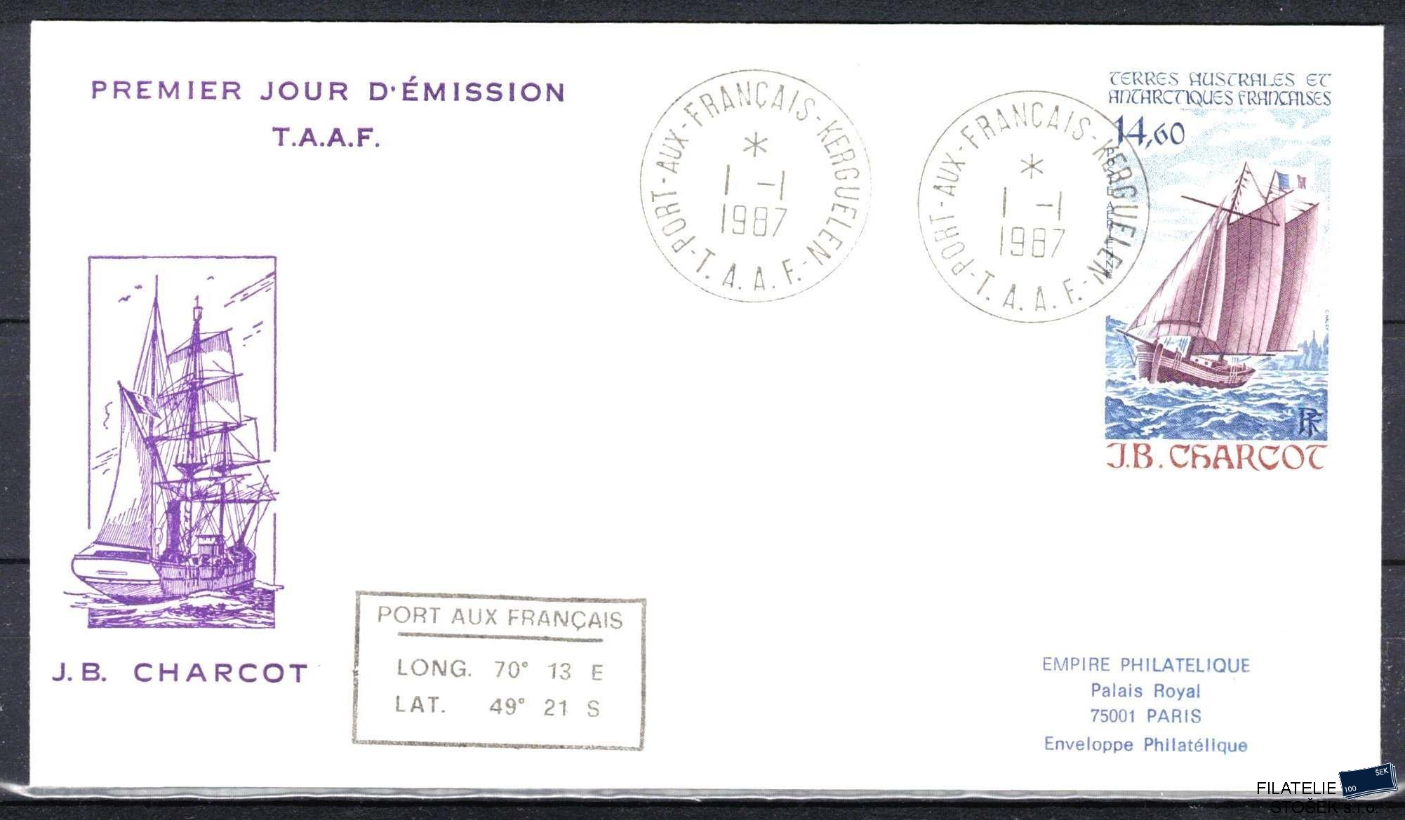 Antarktida francouzská známky Mi 0228 razítko Iles Kerguelen