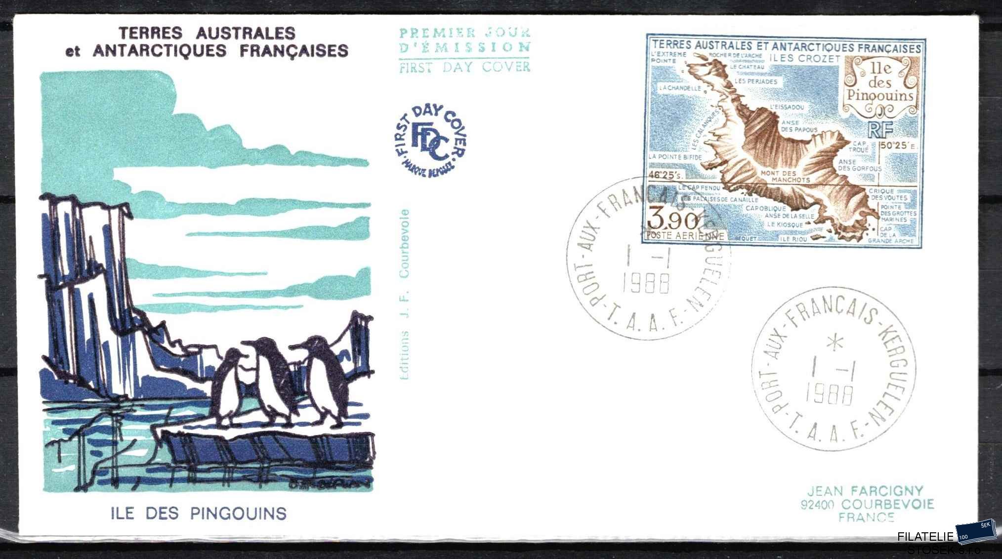 Antarktida francouzská známky Mi 0237 razítko Iles Kerguelen