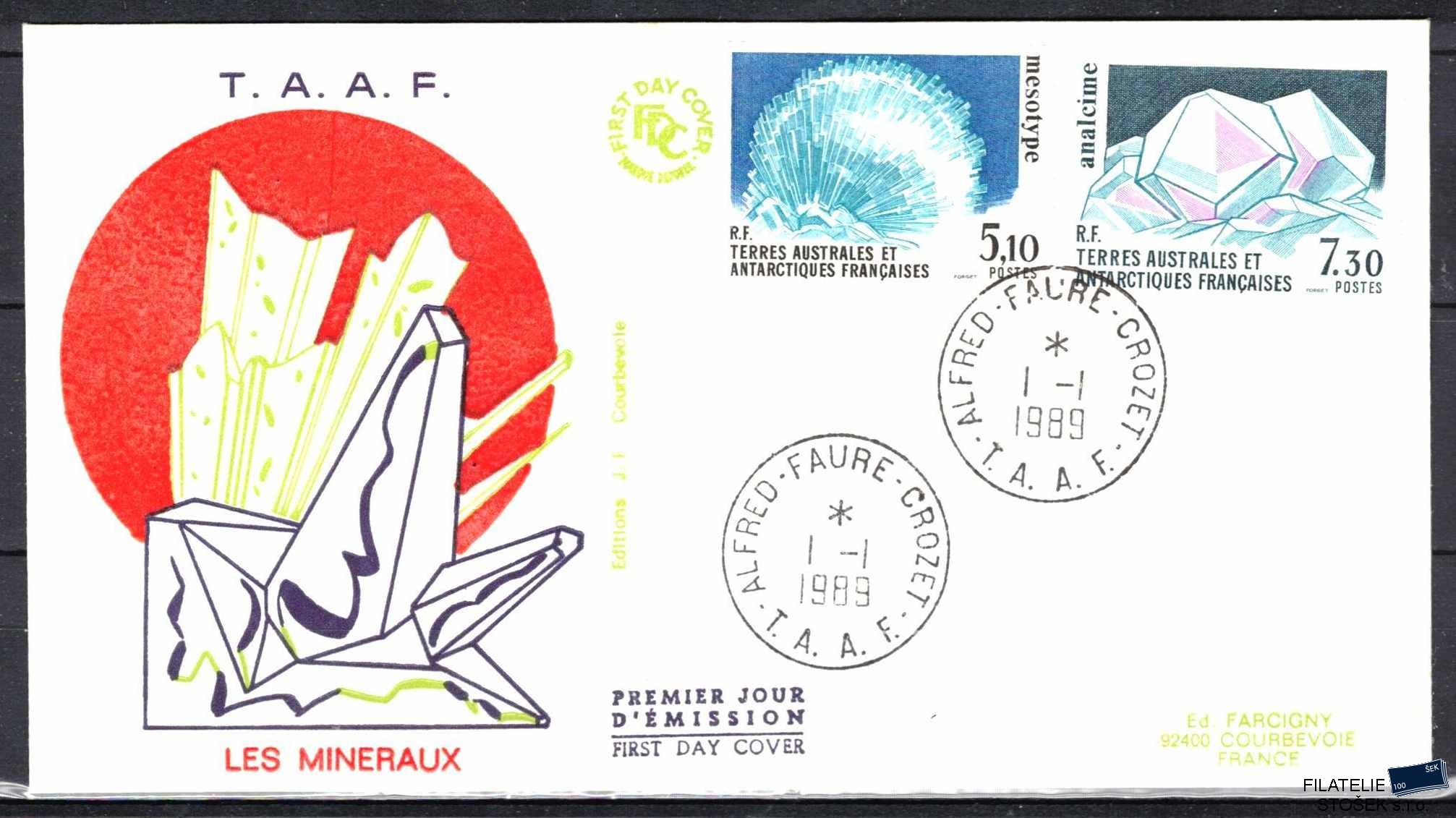 Antarktida francouzská známky Mi 0245-6 razítko Iles Crozet