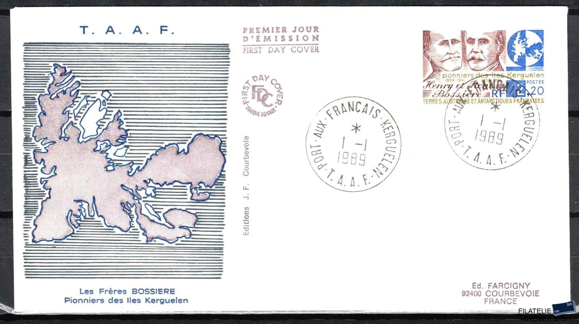 Antarktida francouzská známky Mi 0255 razítko Iles Kerguelen