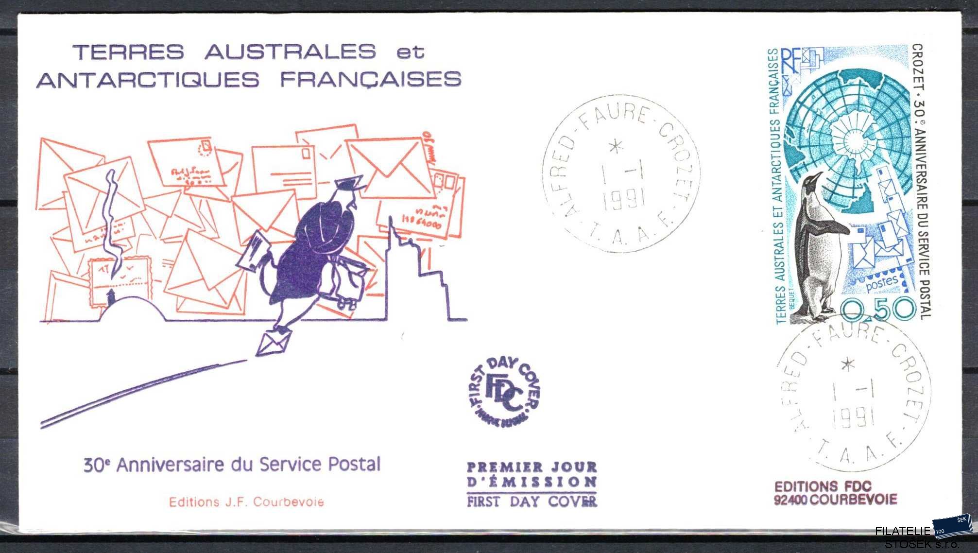 Antarktida francouzská známky Mi 0279 razítko Iles Crozet