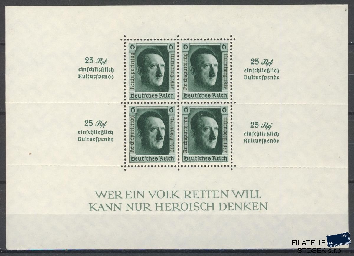 Deutsches Reich známky Mi Blok 11
