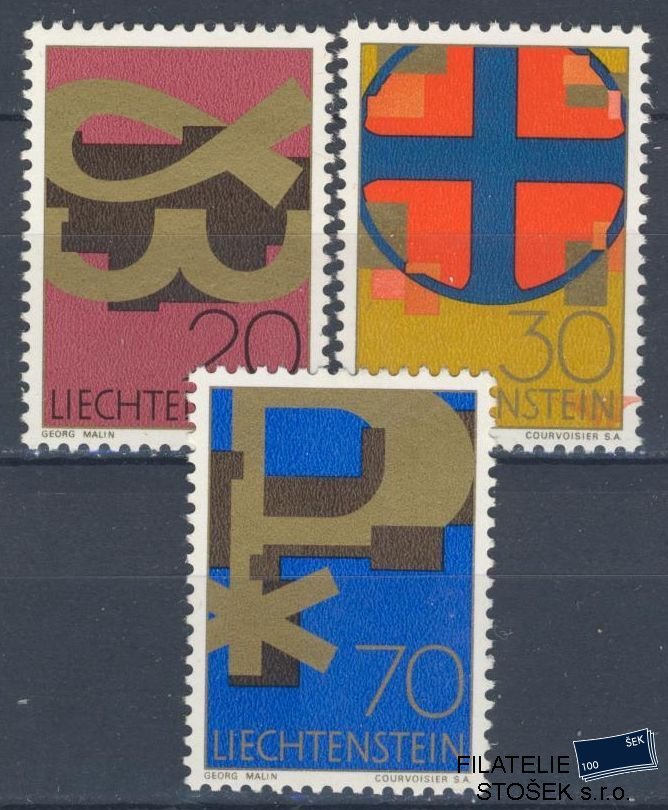 Liechtenstein známky Mi 482-4