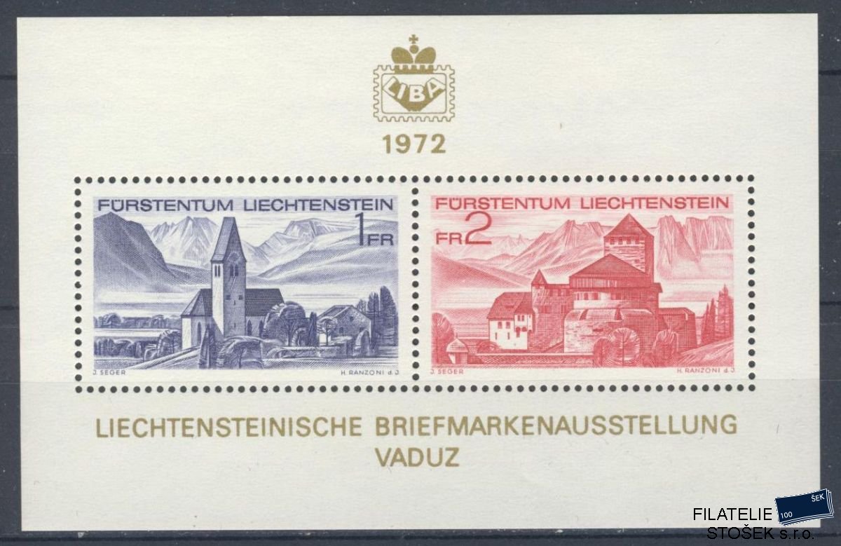 Liechtenstein známky Mi 565-6 - Bl.9