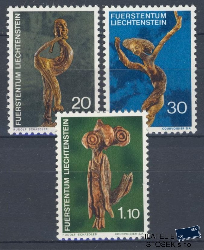 Liechtenstein známky Mi 567-9
