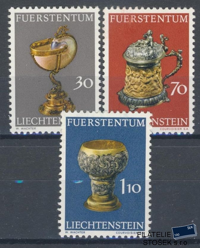 Liechtenstein známky Mi 587-9