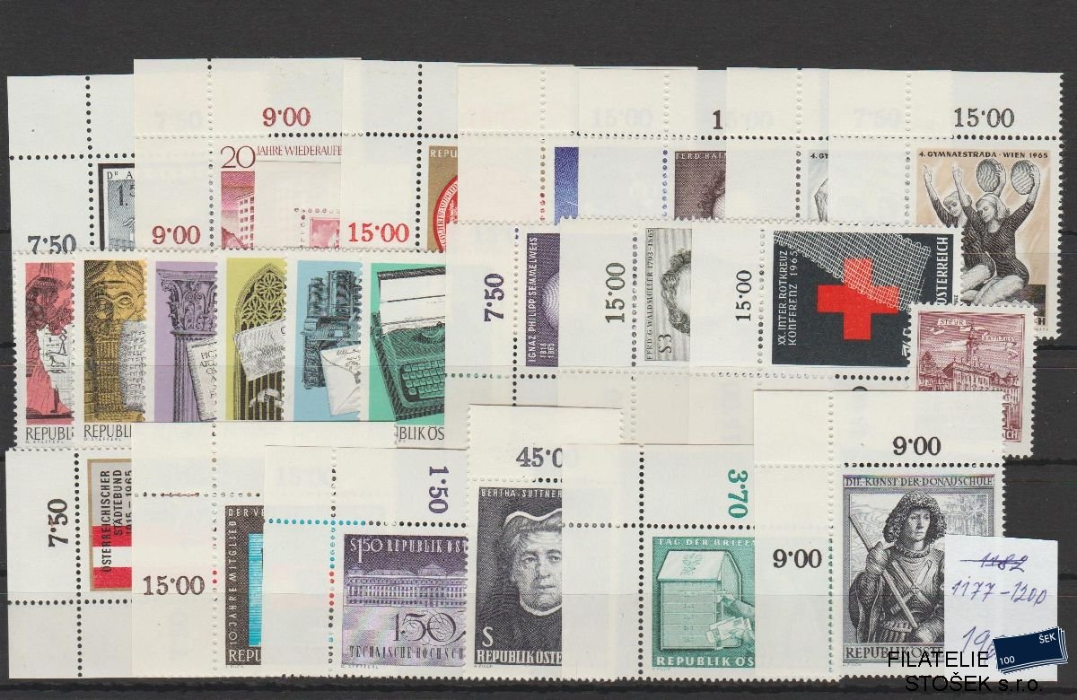 Rakousko známky ročníky 1965 NK