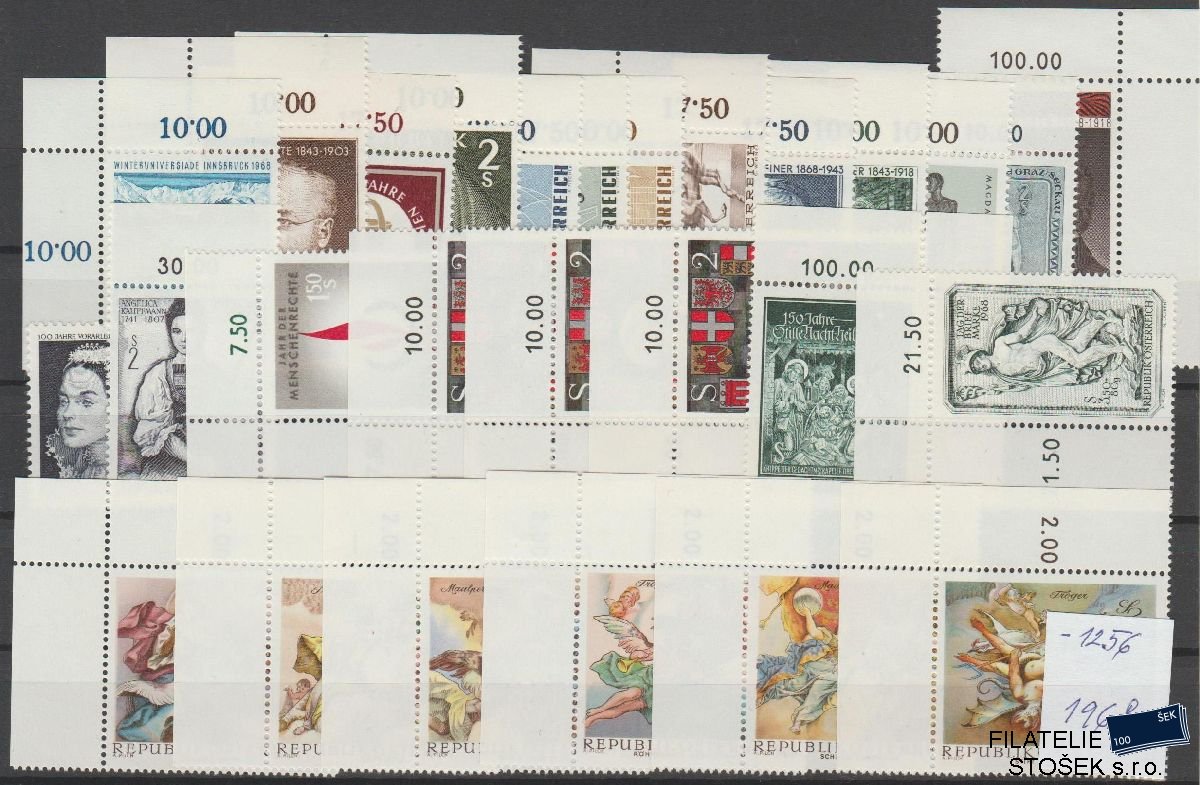 Rakousko známky ročníky 1968 NK