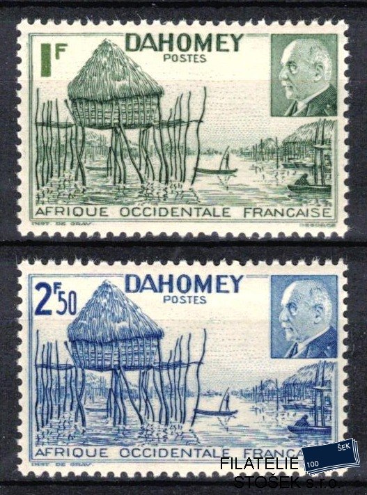 Dahomey známky 1941 Marechal Petain