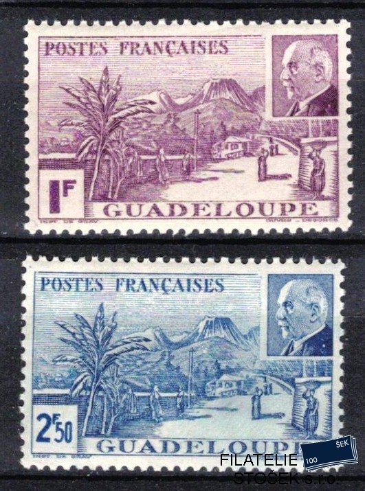 Guadeloupe známky 1941 Marechal Petain