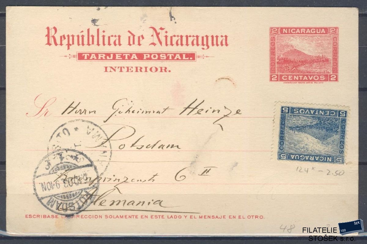 Nicaragua celistvosti - Panama - Postdam