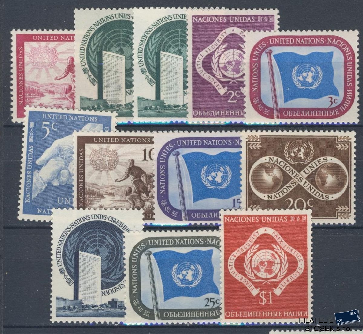 OSN New York známky Mi 1-11