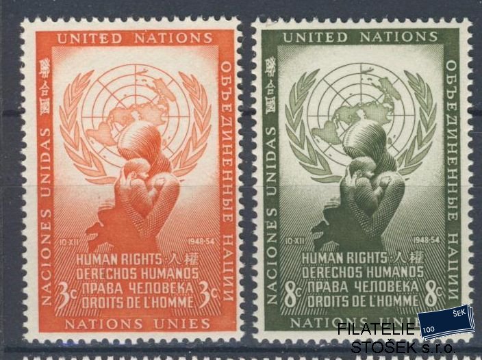 OSN New York známky Mi 33-34