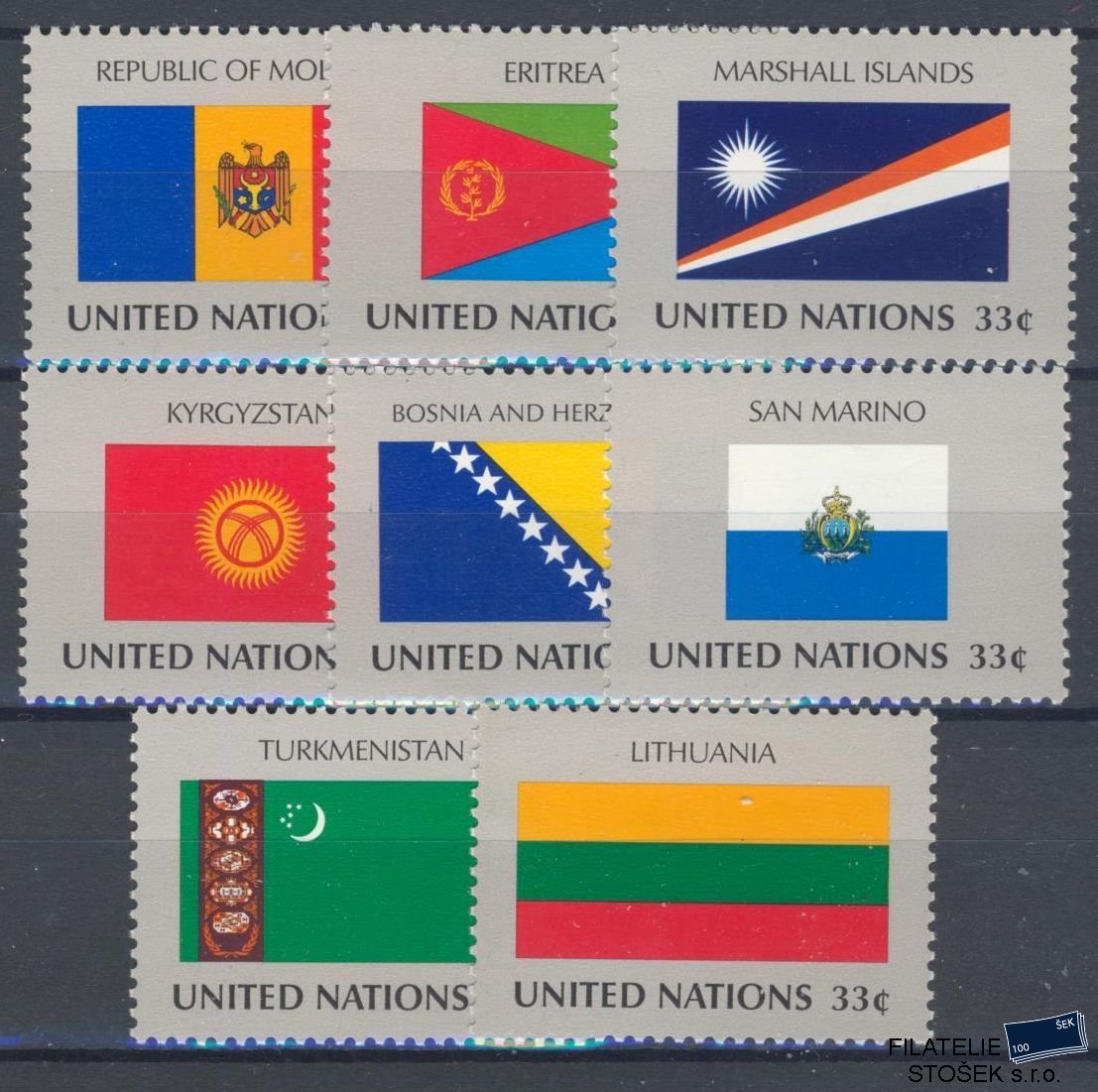 OSN New York známky Mi 797-804