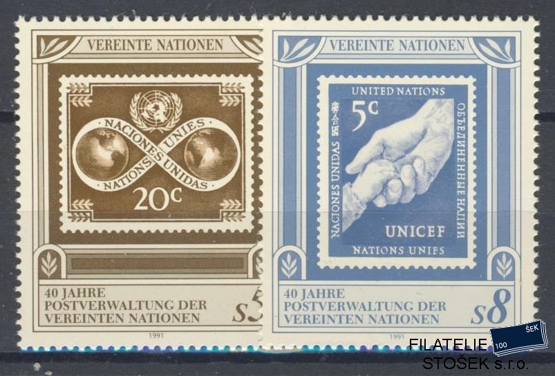 OSN Wien známky Mi 121-22