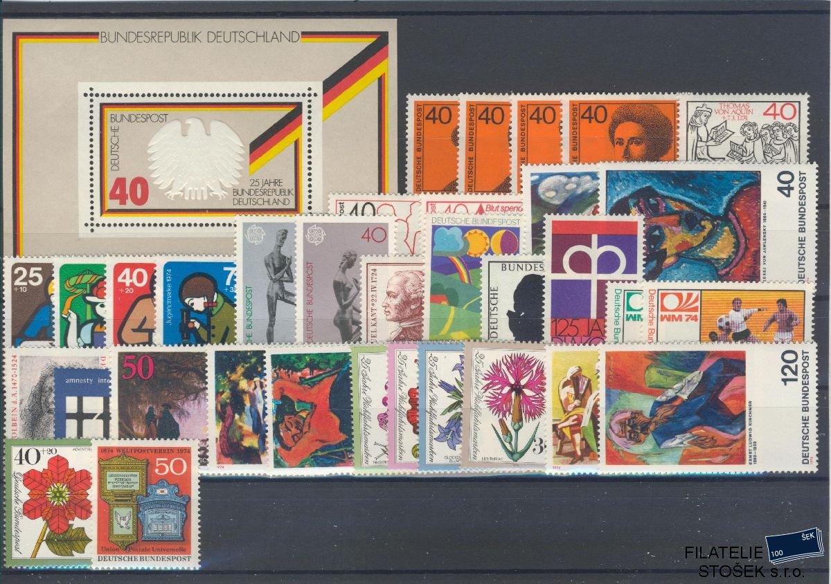 Bundes ročník známek 1974