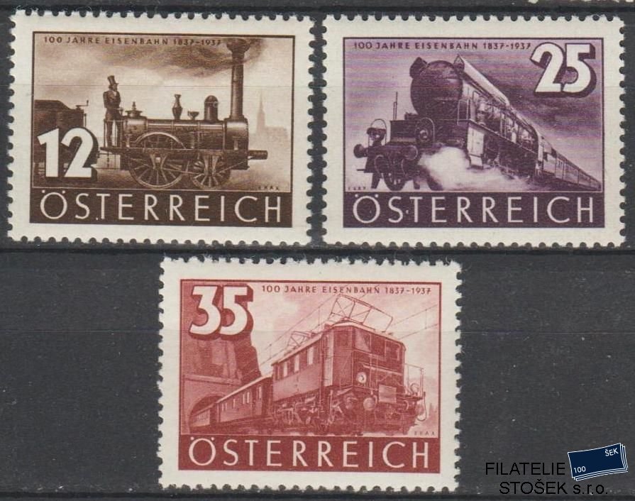 Rakousko známky Mi 646-48