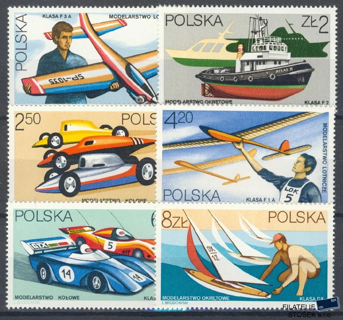 Polsko známky Mi 2757-62
