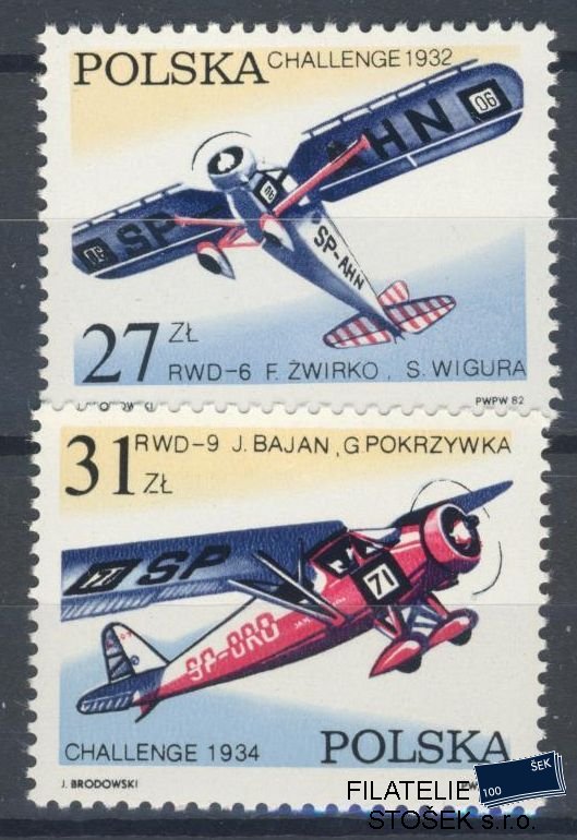 Polsko známky Mi 2806-7