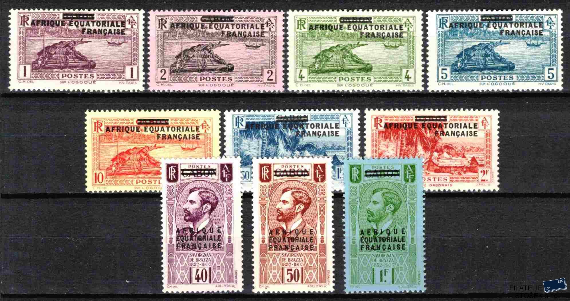 Afrique Equatoriale známky Yv 17-26