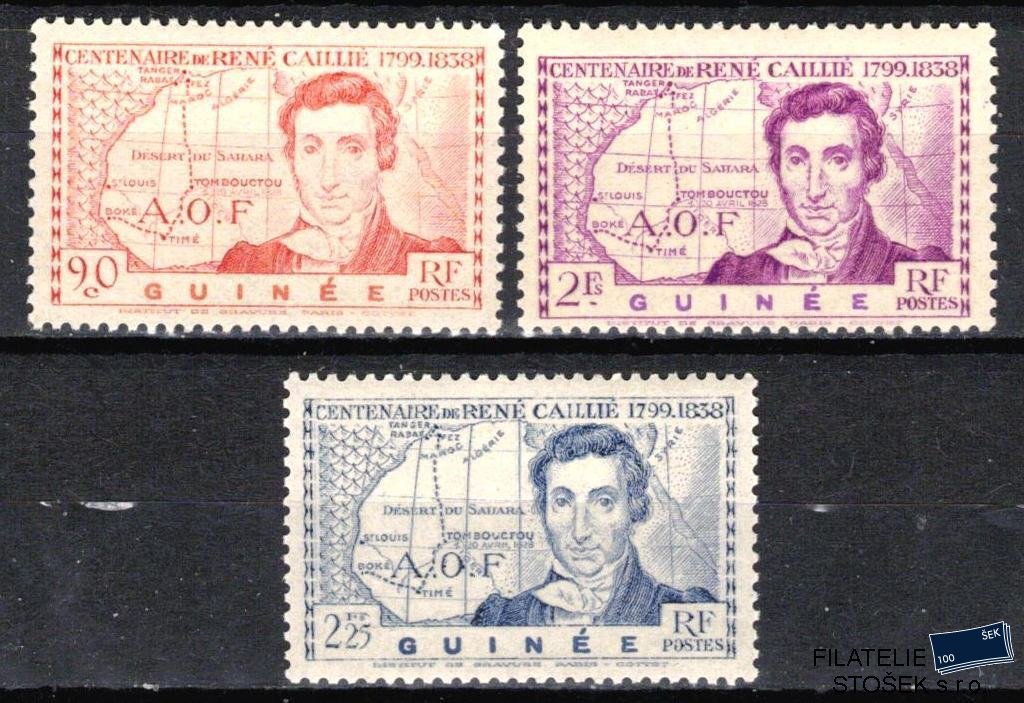 Guinée známky 1939 René Caillé