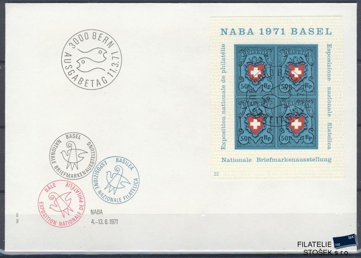 Švýcarsko známky Mi 946 - Bl.21