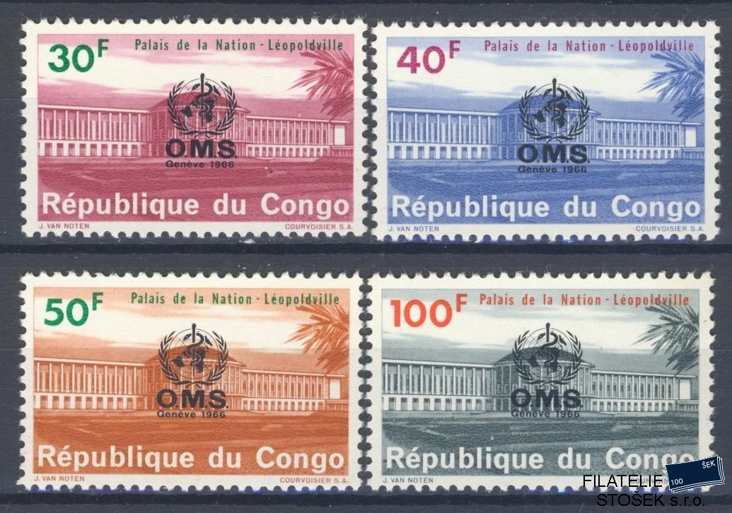 Congo Kinshasa známky Mi 267-70