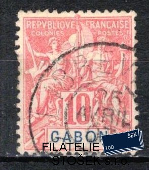 Gabon známky Yv 020