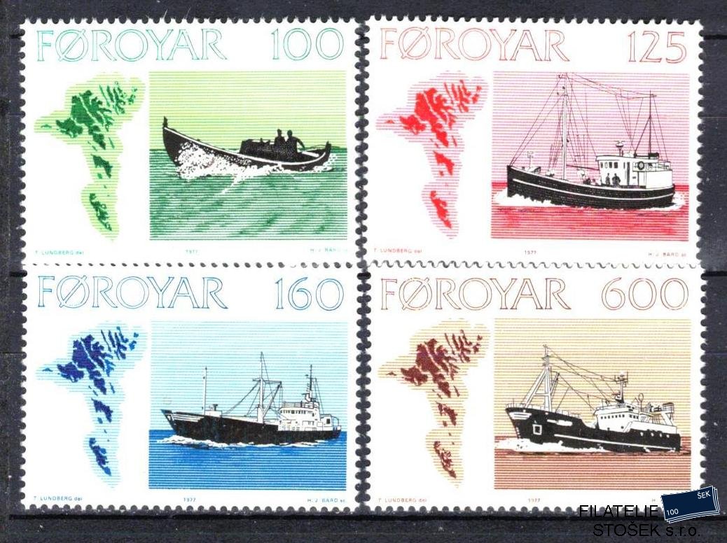 Faerské ostrovy známky Mi 0024-7