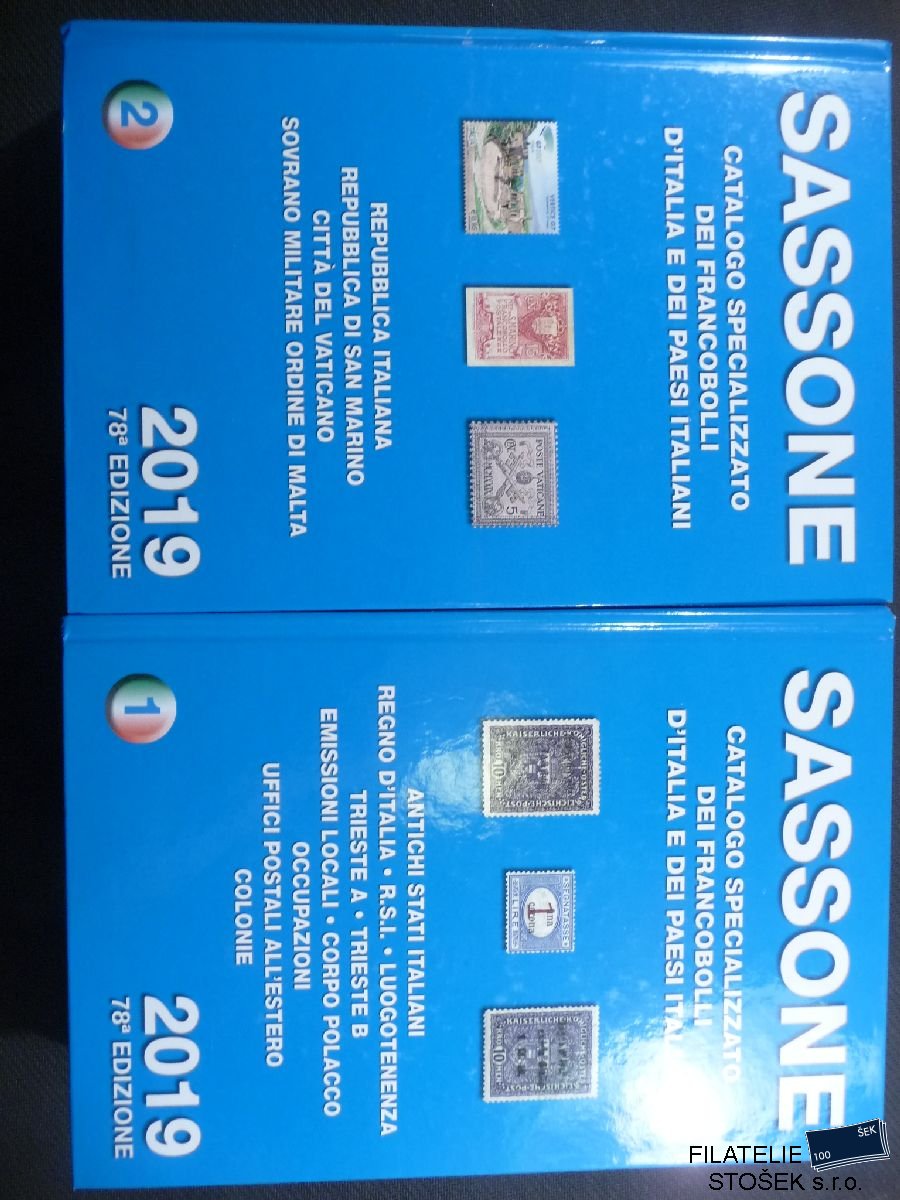 Sassone specializovaný katalog 2019 - 2 Díly