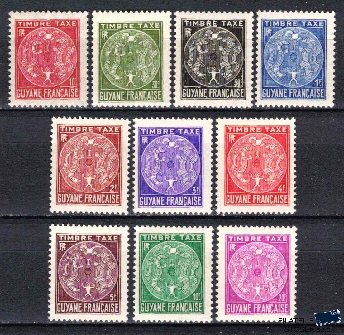 Guyane známky Yv TT 22-31