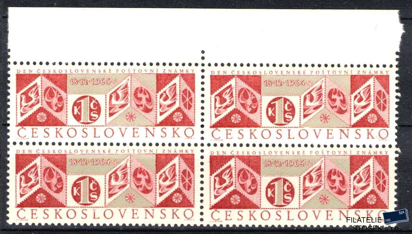 ČSSR známky 1496 Čtyřblok krajový