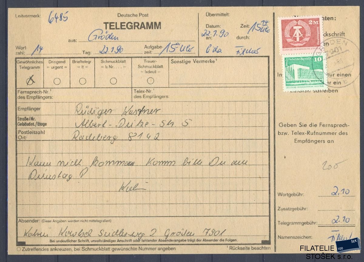 NDR celistvosti - Telegram