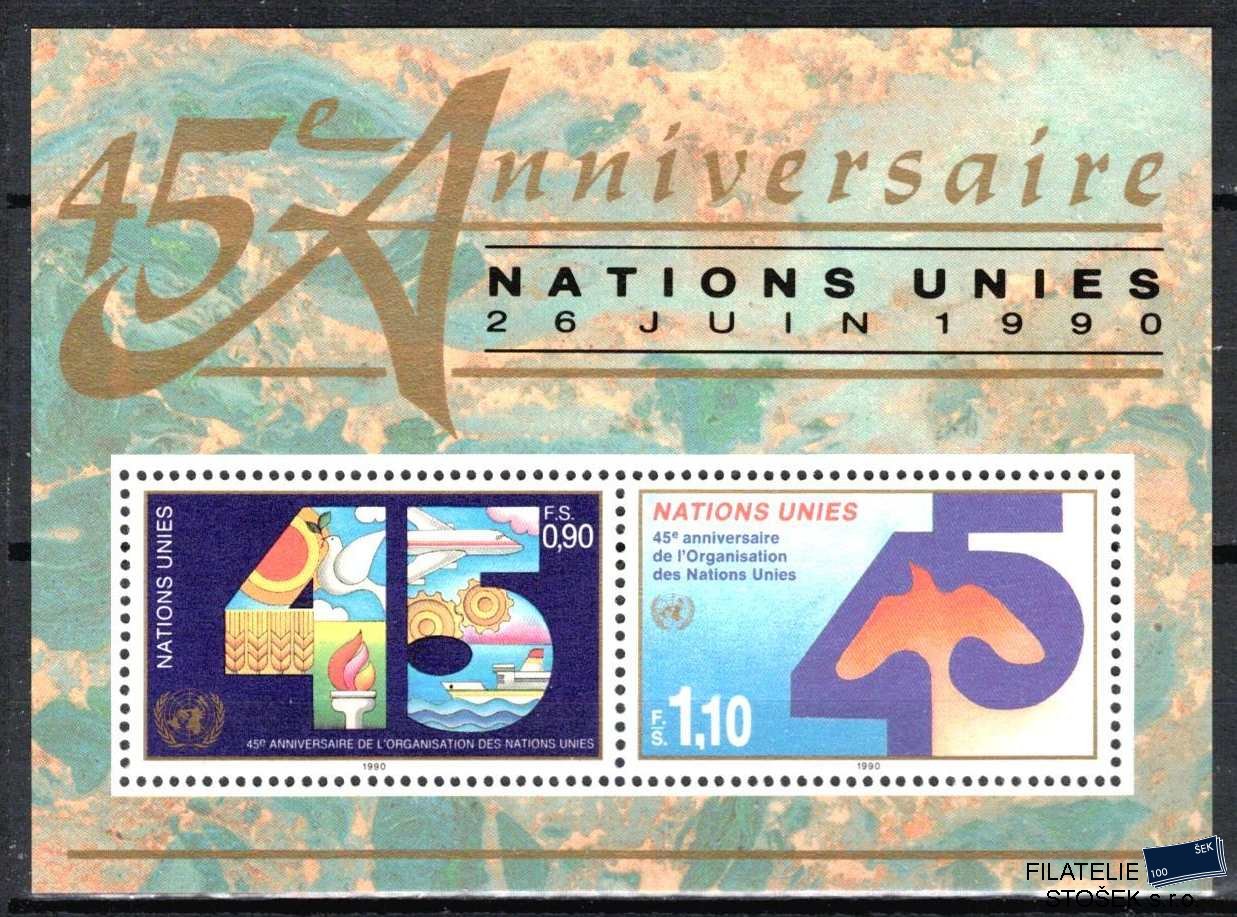 OSN Švýcarsko známky Mi 188-9 - Bl.6