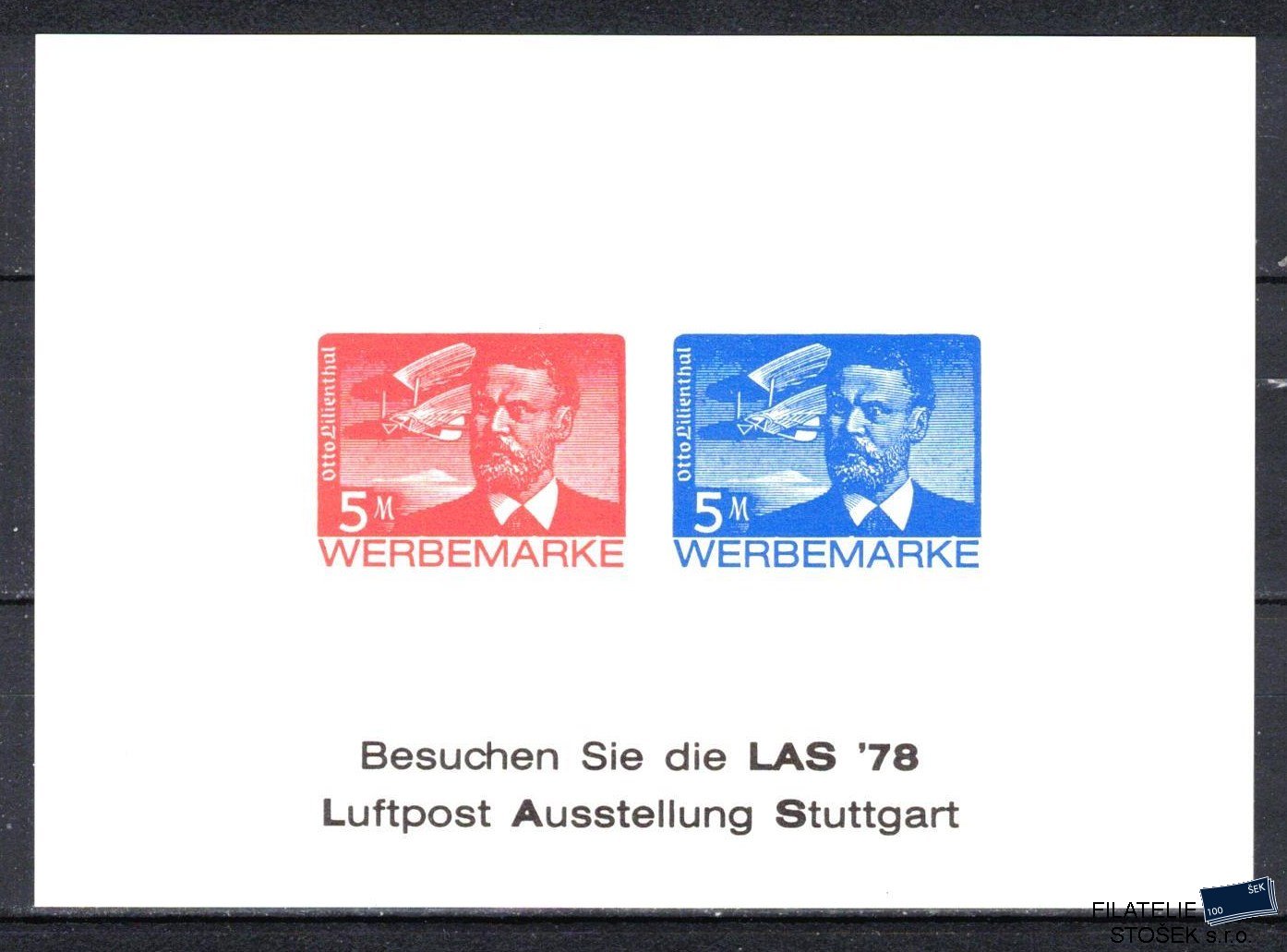 Německo známky Mi blok-souvenir