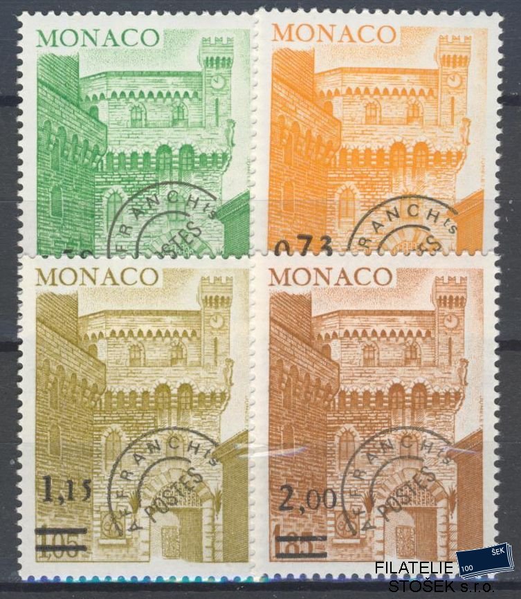 Monako známky Mi 1301-4