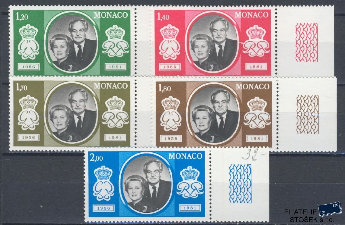 Monako známky Mi 1465-69