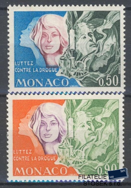 Monako známky Mi 1087-88