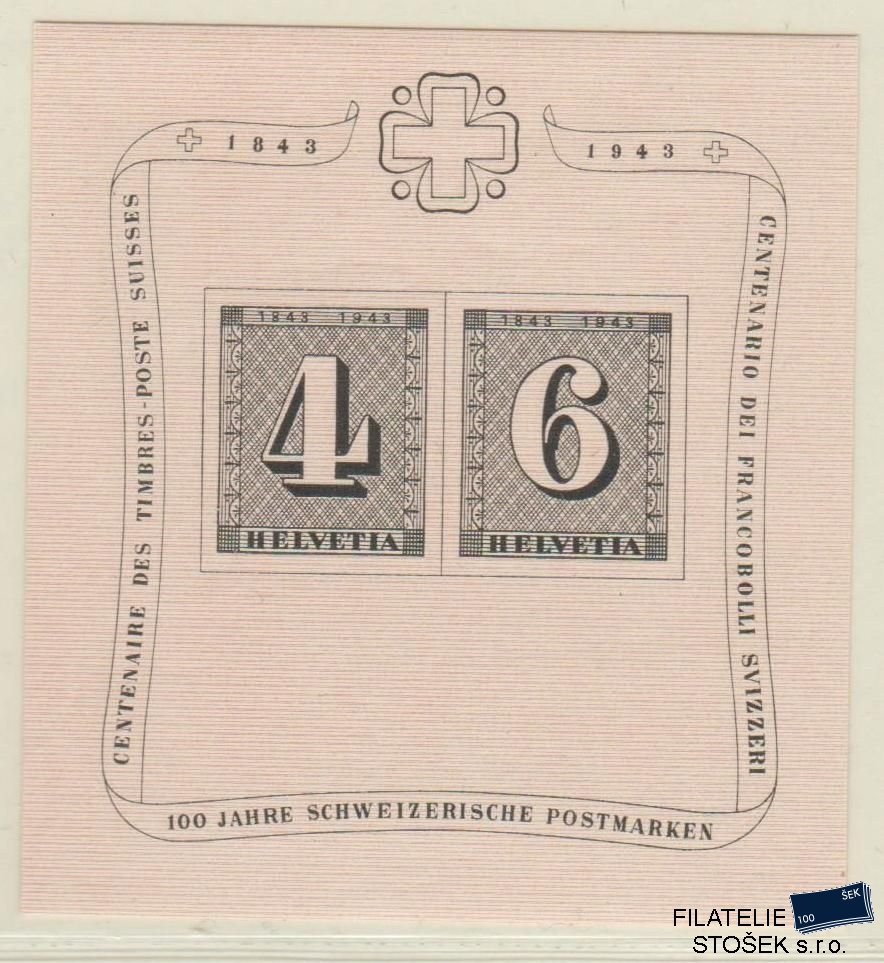 Švýcarsko známky Mi Blok 8