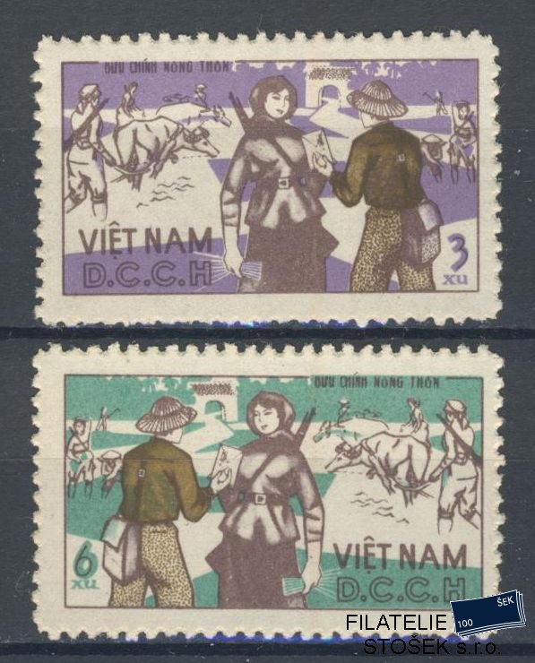 Vietnam známky Mi D 36-37