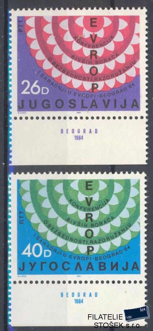 Jugoslávie známky Mi 2071-72
