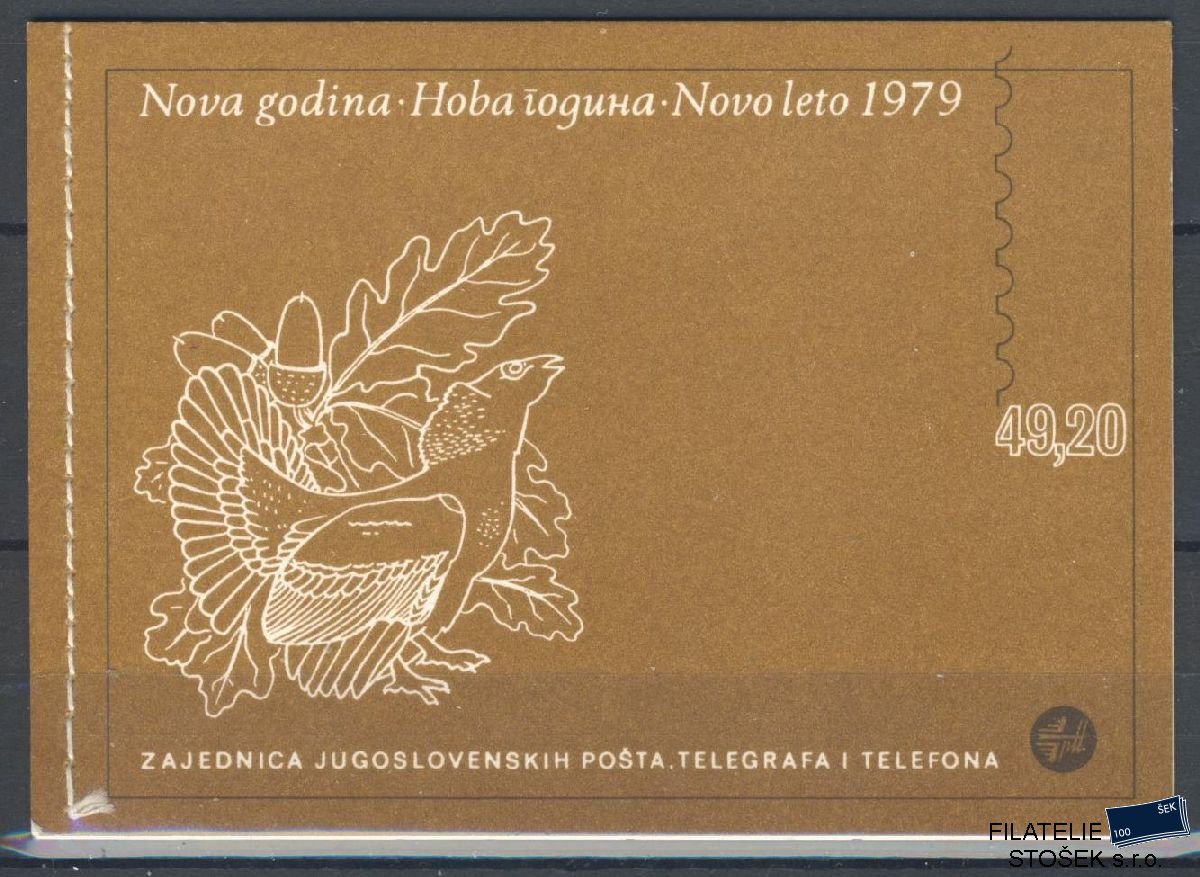 Jugoslávie známky Mi 1771-76 MH 1