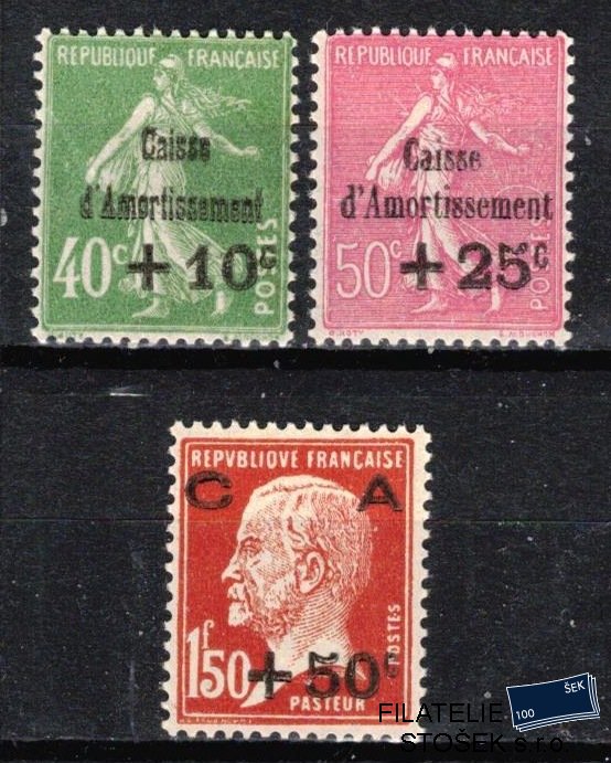 Francie známky Mi 244-6
