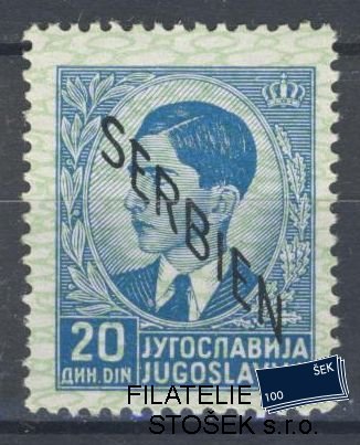 Srbsko známky Mi 14 DVL