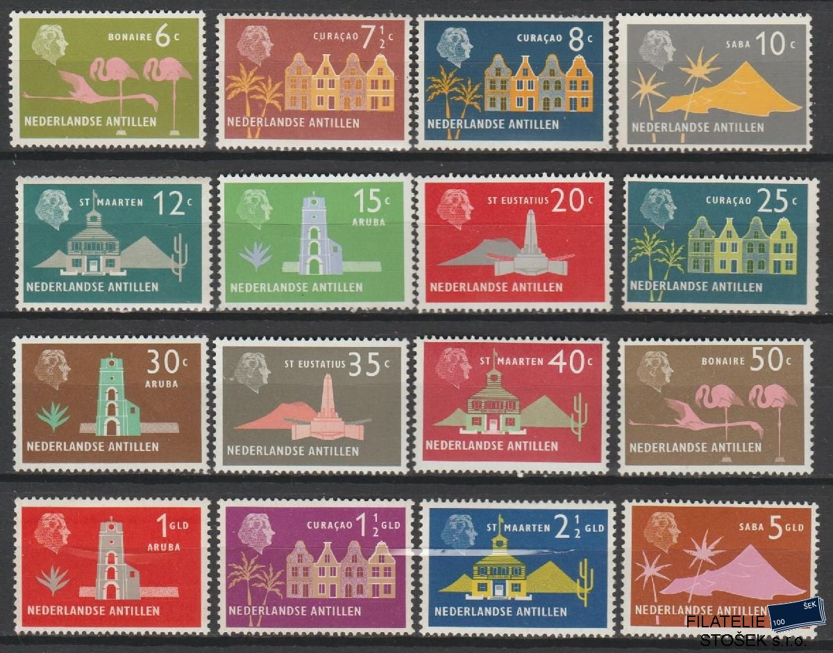 Nederlandse Antillen známky Mi 70-85