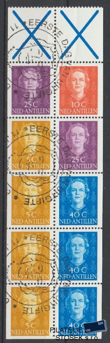 Nederlandse Antillen známky Mi 15,17 - Sešítkový list