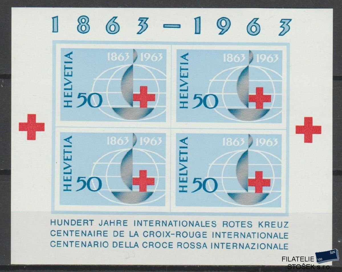 Švýcarsko známky Mi Blok 19